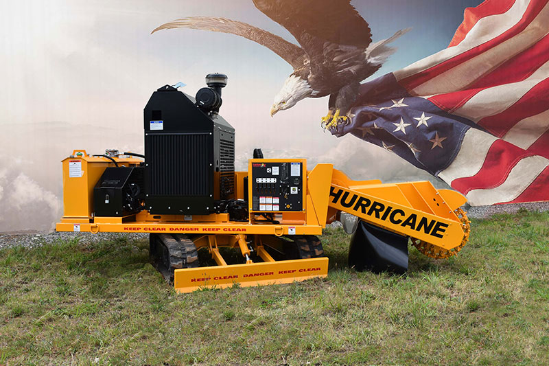 Hurricane RS Series Track-Mounted Stump Cutters