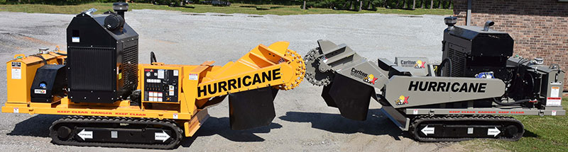 Hurricane RS Series Track-Mounted Stump Cutters