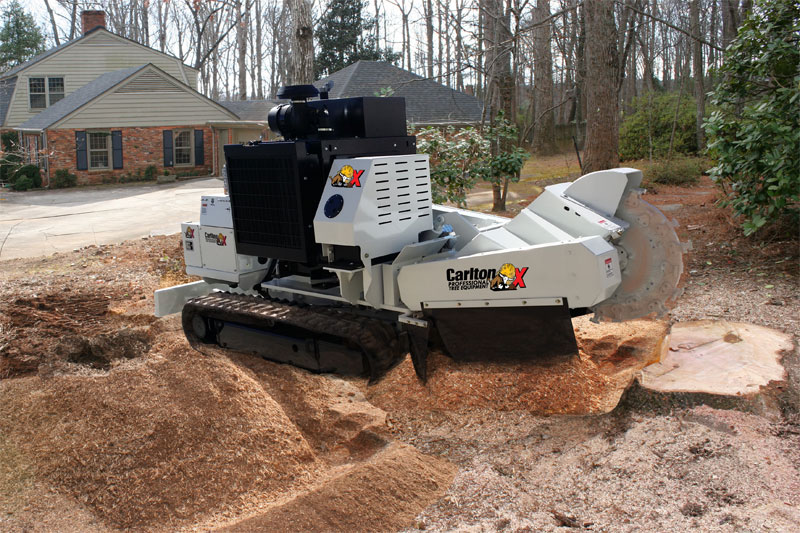SP8018 TRX Series Track-Mounted Stump Cutters