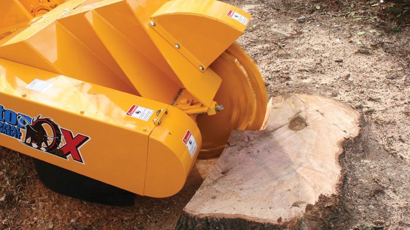 SP8018 TRX Series Track-Mounted Stump Cutters