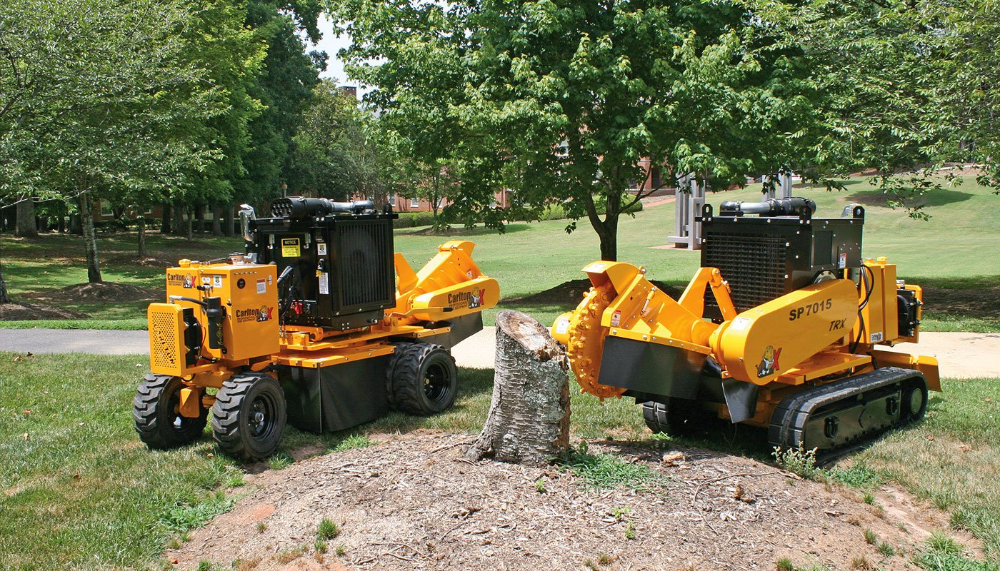 SP7015 TRX Series Track-Mounted Stump Cutters