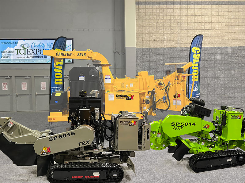 SP6016 TRX Series Track-Mounted Stump Cutters