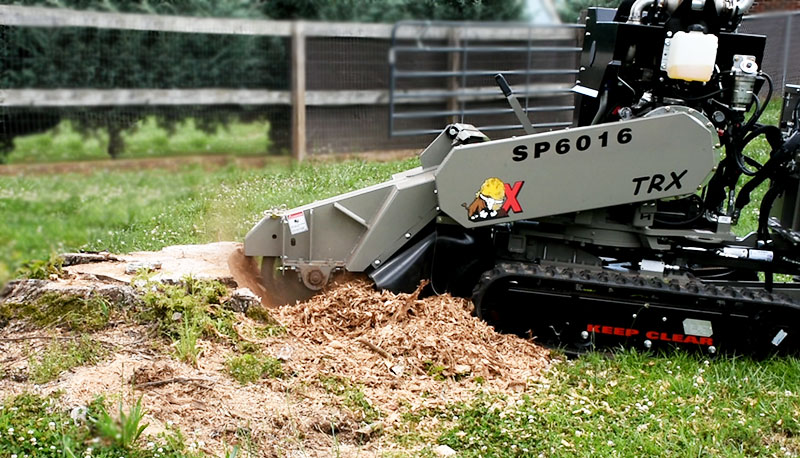 SP6016 TRX Series Track-Mounted Stump Cutters
