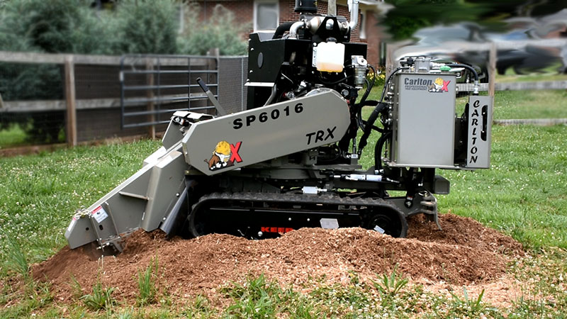 SP6016 TRX Series Track-Mounted Stump Cutters