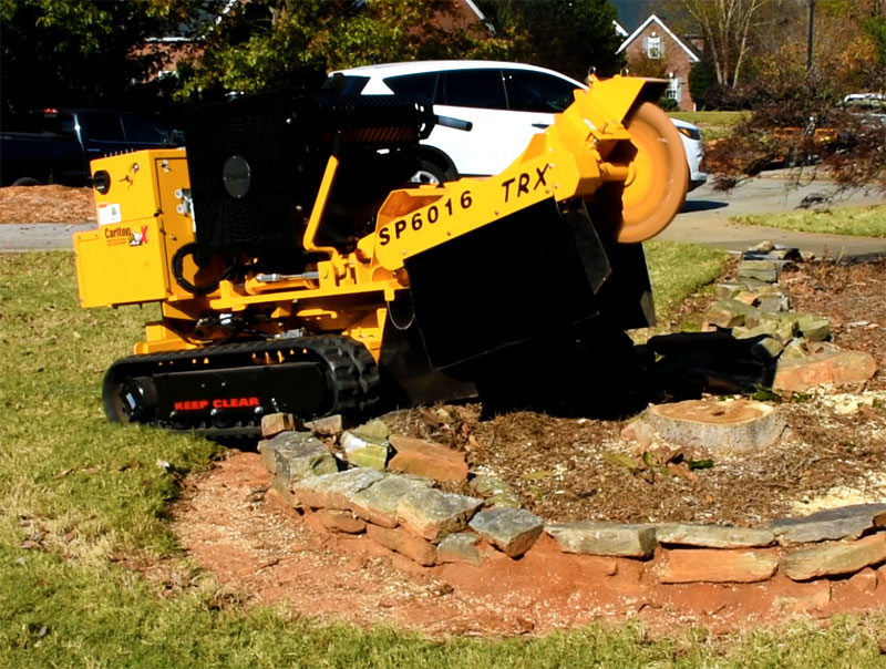 SP6016 TRX Series Track-Mounted Stump Cutters